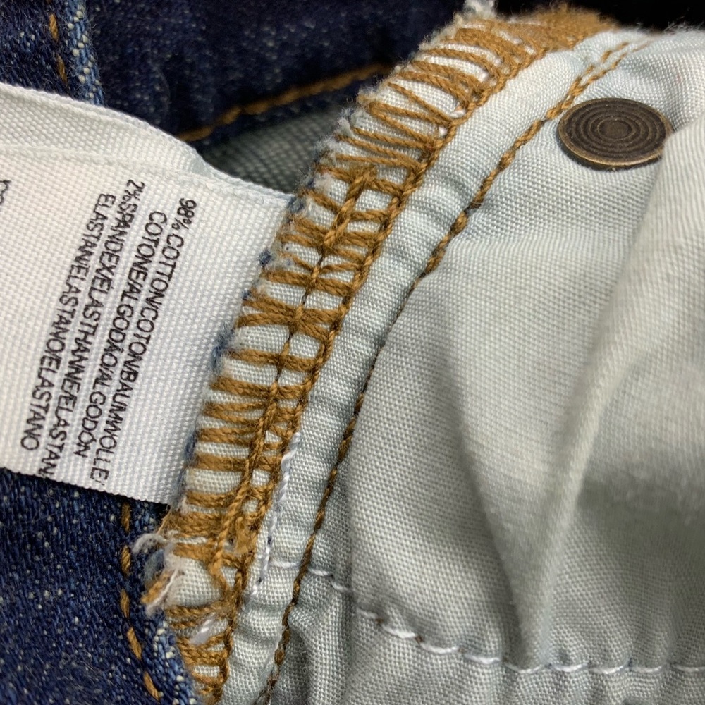 Free People Blue Jean Denim Mini Skirt Size 2 - Picture 5 of 6